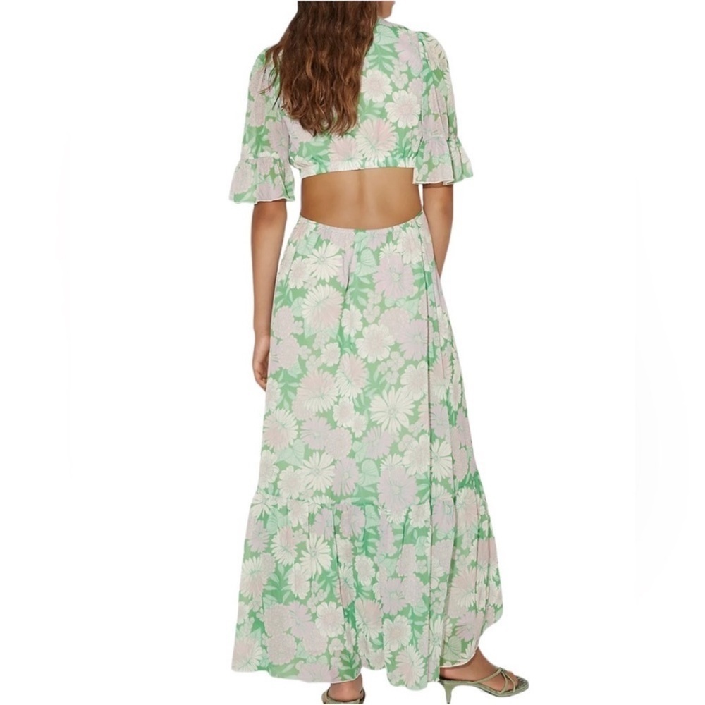 Hansen + Gretel Josephine Cut-Out Maxi Dress Size S - Picture 11 of 14